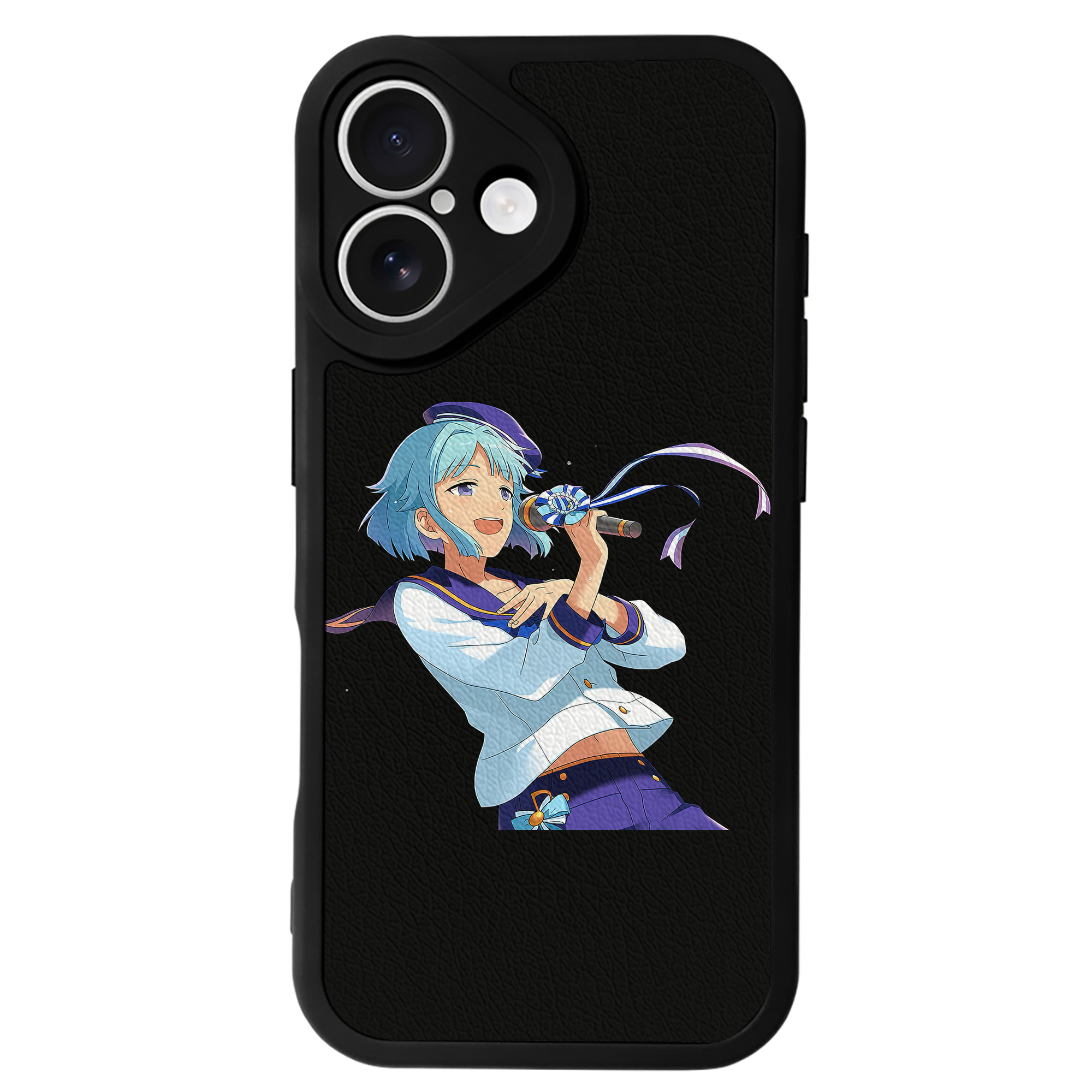 （画像用） あんさんぶるスターズ! Ensemble Stars 【iPhone 16シリーズ対応】シリコンスマホケース（レザー調） 材質：シリコン